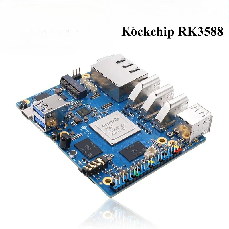 Orange Pi 5 Plus 16Gb - 16GB RAM搭載、RK3588プロセッサ、PCIEモジュール、外部Wi-Fi/Bluetooth、SSD、8K対応、Orange Pi5 Plus、デモ用開発ボード