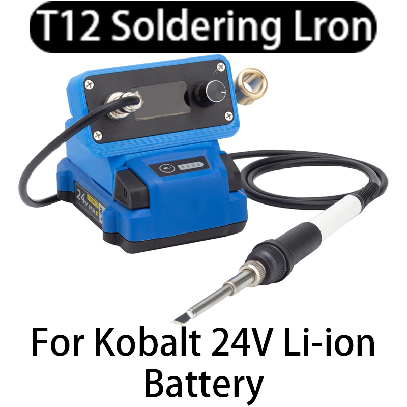 T12はんだ付けステーションはんだごてSTC、コバルト24V - Soldering Station T12 Oled のレビューと価格